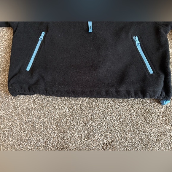Tna Sno Polar ½ Zip Sweater in black with blue trim small - Picture 9 of 14
